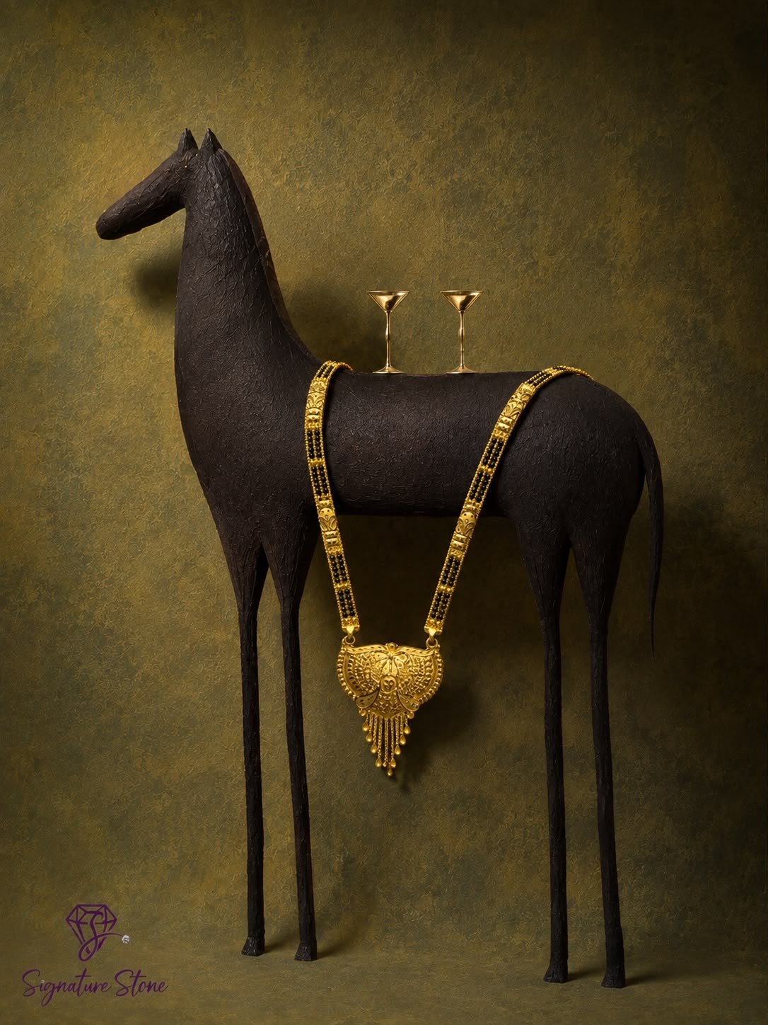 Maharani Collection heavy mangalsutra design 5 - SignatureStone