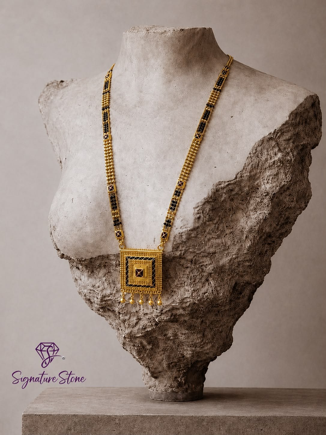 Maharani Collection heavy mangalsutra design 6 - SignatureStone