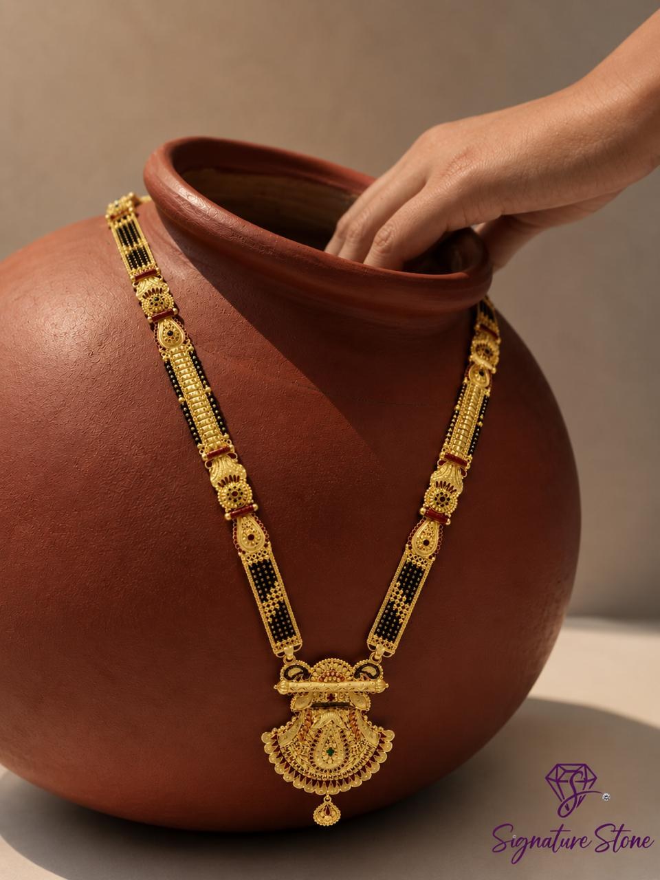 Maharani Collection heavy mangalsutra design 7 - SignatureStone