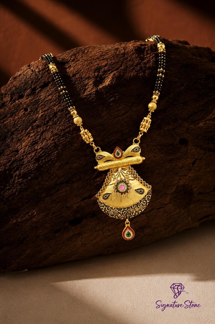 Maharani Collection heavy mangalsutra design 8 - SignatureStone
