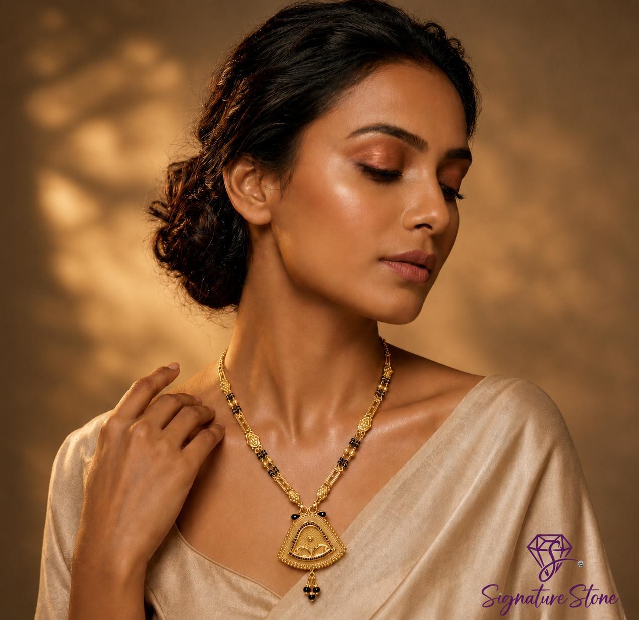 Maharani Collection heavy mangalsutra design 9 - SignatureStone